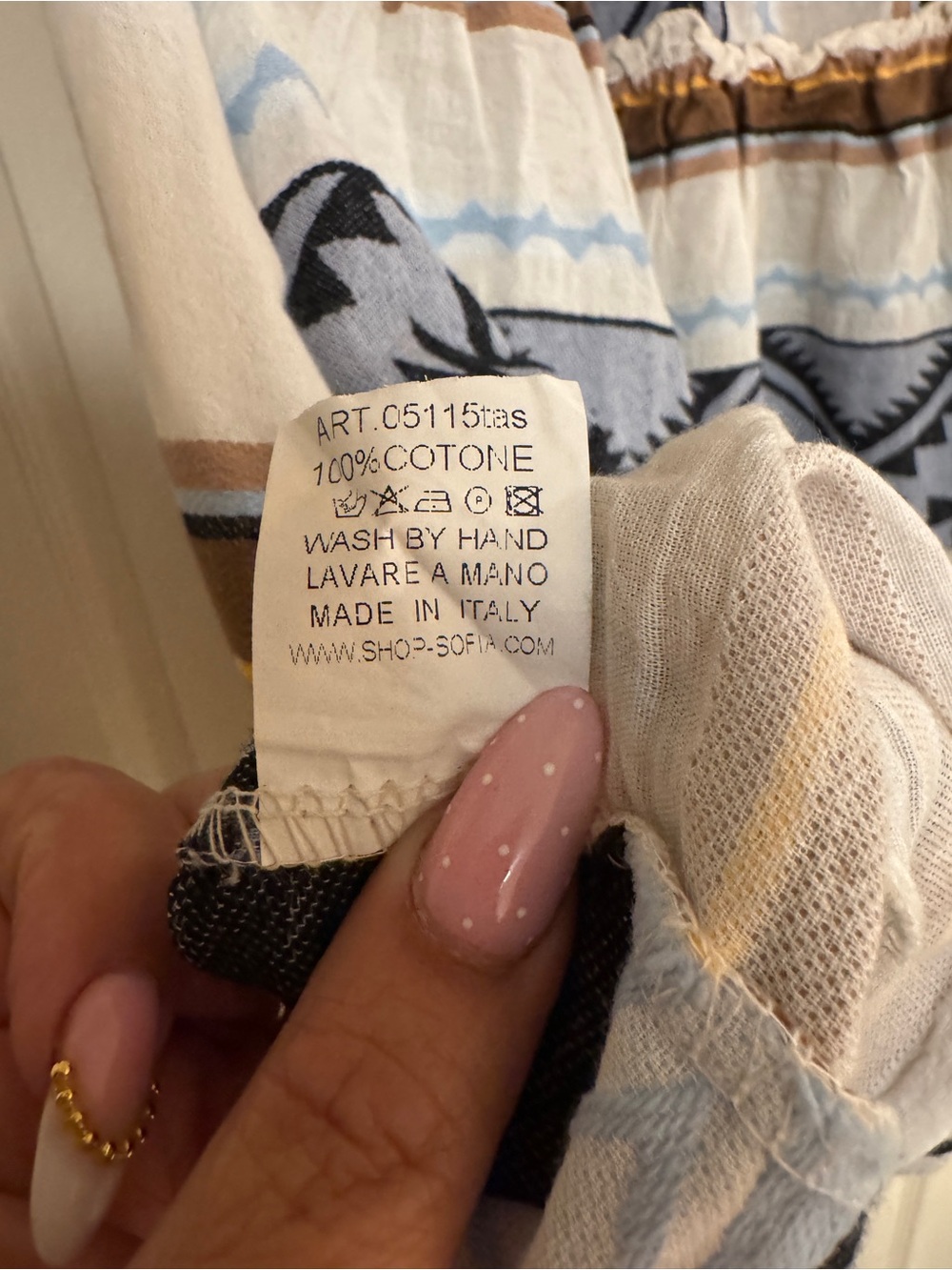 Sophia Dress/ Made in Italy. One size fits most 2-14. Linen feel. Pockets! - Picture 6 of 7